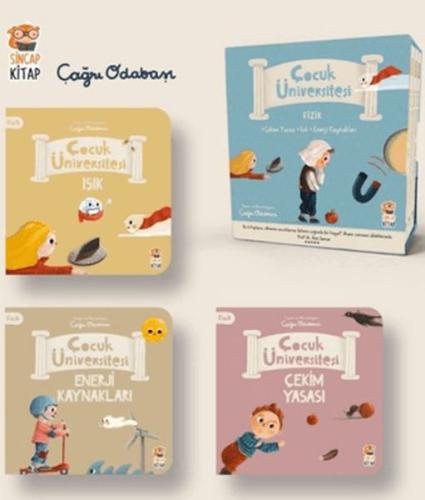 Çocuk Üniversitesi Fizik Set (3 Kitap) - Münzevi Kitabevi