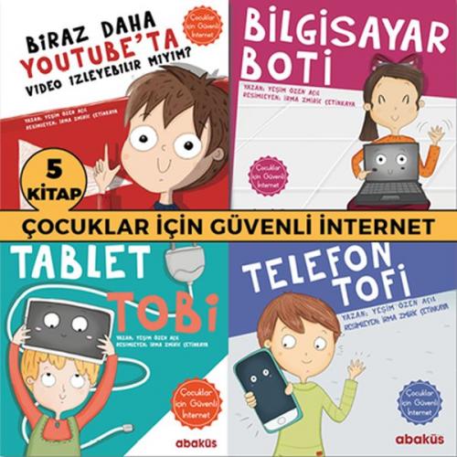 Kurye Kitabevi - Çocuklar İçin Güvenli İnternet 5 Kitap Set