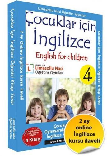 Kurye Kitabevi - Çocuklar için İngilizce Kitap Serisi 4 Kitap Takım