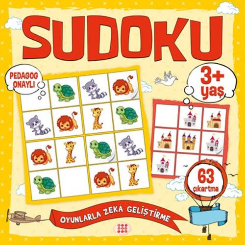 Çocuklar İçin Sudoku - Çıkartmalı (3+ Yaş)
