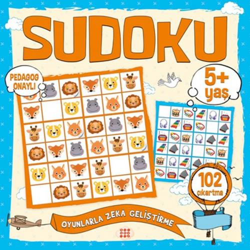 Kurye Kitabevi - Çocuklar İçin Sudoku Çıkartmalı (5+ Yaş)