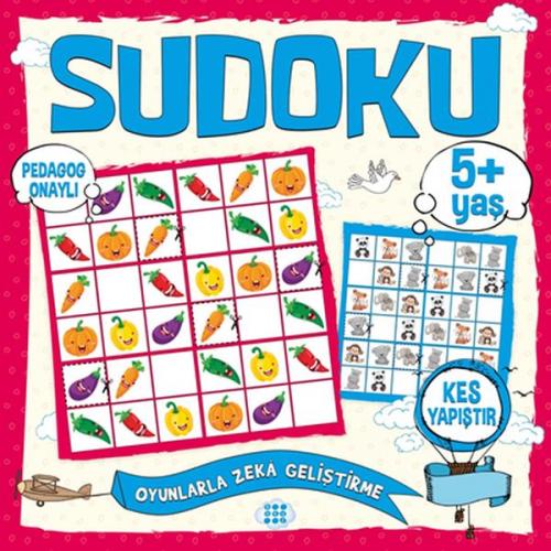 Kurye Kitabevi - Çocuklar İçin Sudoku Kes Yapıştır (5+ Yaş)