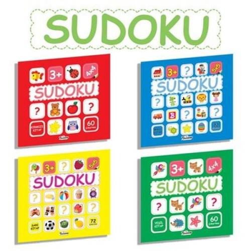 Kurye Kitabevi - Çocuklar İçin Sudoku Seti - 4 Kitap Takım