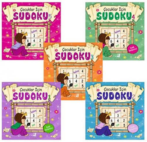 Kurye Kitabevi - Çocuklar İçin Sudoku Seti 5 Kitap Takım