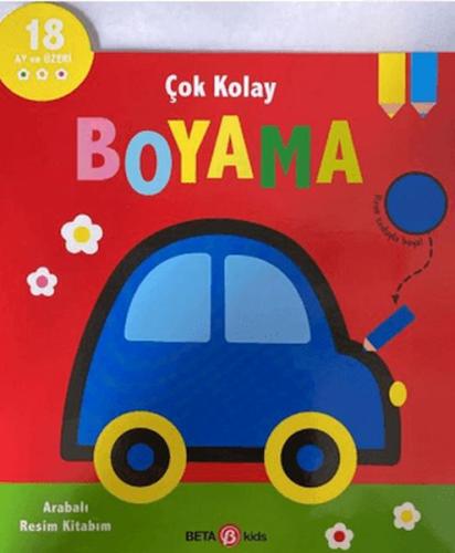 Çok Kolay Boyama Arabalı Resim Kitabım