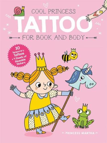 Kurye Kitabevi - Cool Princess Tattoo Book: Martha