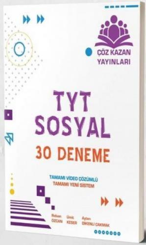 Kurye Kitabevi - Çöz Kazan TYT Sosyal Bilimler 30 lu Deneme Sınavı Yen