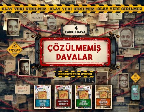 Çözülmemiş Davalar Kutulu Set - Münzevi Kitabevi