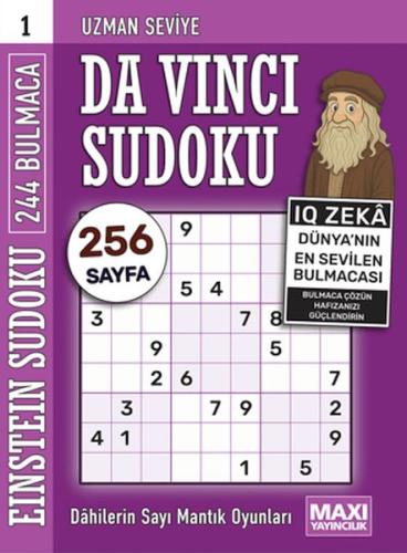 Da Vinci Uzman Sudoku 1 - Münzevi Kitabevi