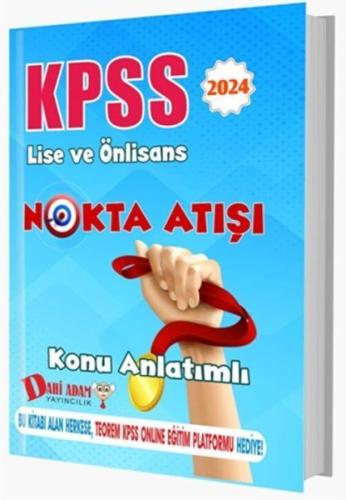 Kurye Kitabevi - Dahi Adam Yayınları 2024 KPSS Lise Ön Lisans GYGK Nok