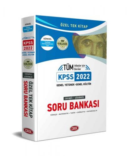 Kurye Kitabevi - Data 2022 KPSS Genel Yetenek - Genel Kültür Cevaplı -