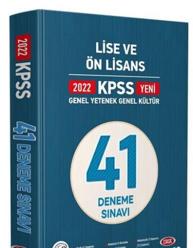 Data Kpss Lise - Ön Lisans 41 Deneme Sınavı Karekod Çözümlü