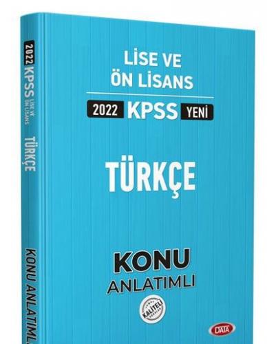 Kurye Kitabevi - Data 2022 KPSS Lise ve Ön Lisans Türkçe Konu Anlatıml