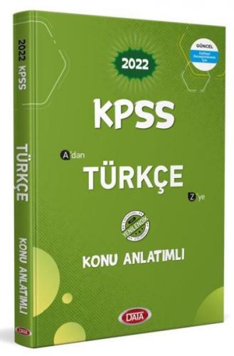 Kurye Kitabevi - Data 2022 KPSS Türkçe Konu Anlatımlı