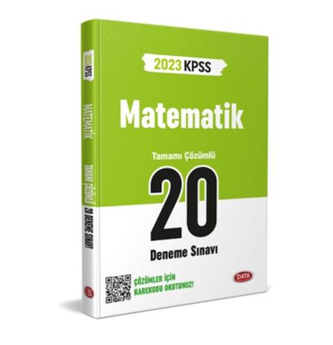 Kurye Kitabevi - Data 2023 Kpss Matematik 20 Deneme Sınavı Karekod Çöz