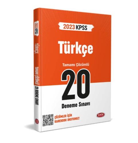 Kurye Kitabevi - Data 2023 Kpss Türkçe 20 Deneme Sınavı Karekod Çözüml