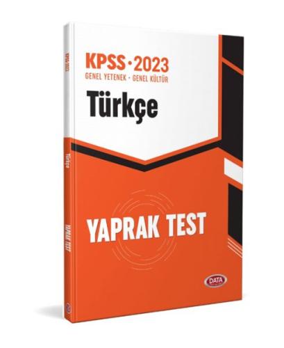 Kurye Kitabevi - Data Kpss Türkçe Yaprak Test