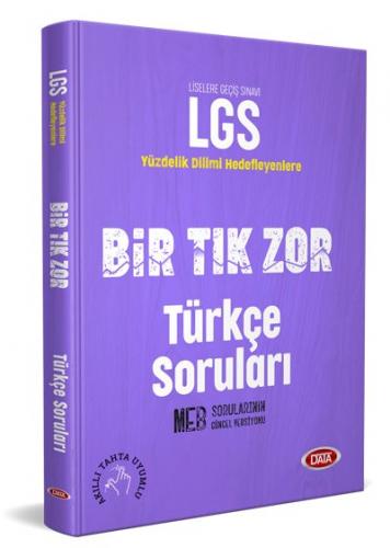 Kurye Kitabevi - Data LGS Bir Tık Zor Türkçe Soruları-YENİ