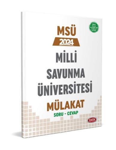 Kurye Kitabevi - Data Milli Savunma Üniversitesi (Msü) Mülakat Soru - 