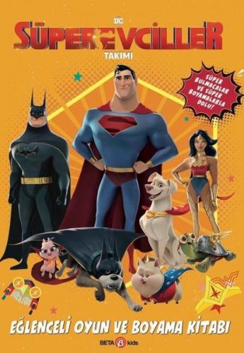 Kurye Kitabevi - DC Süper Evciller Takımı - Eğlenceli Oyun ve Boyama K