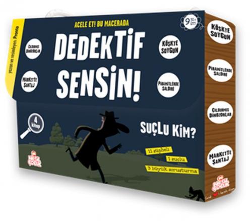 Dedektif Sensin (4 Kitap Set) - Münzevi Kitabevi