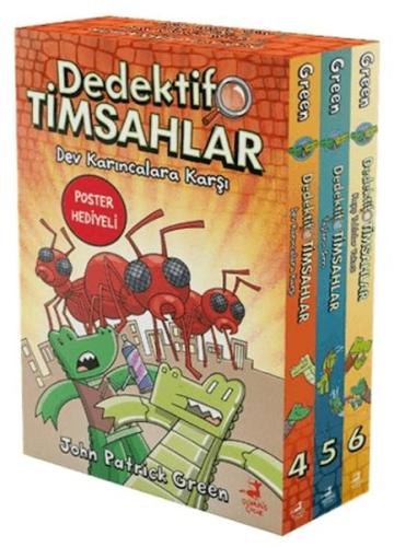 Dedektif Timsahlar 3 Kitaplık Kutulu Set (4-5-6) - Münzevi Kitabevi