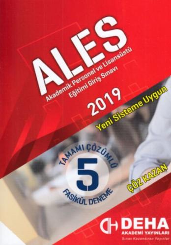 Kurye Kitabevi - Deha Akademi ALES 2019 Tamamı Çözümlü 5 Fasikül Denem