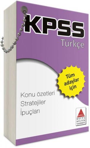 Kurye Kitabevi - Delta Kpss Türkçe Strateji Kartları