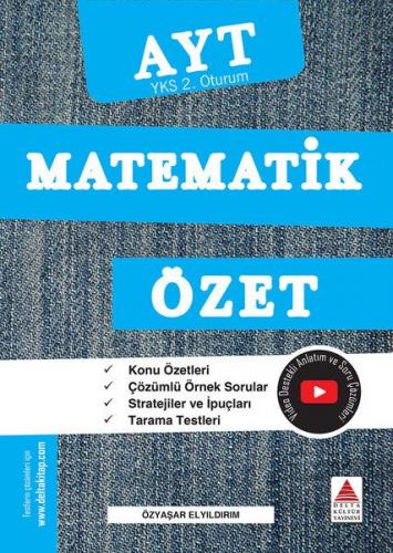 Kurye Kitabevi - Delta YKS Matematik Özet 2. Oturum
