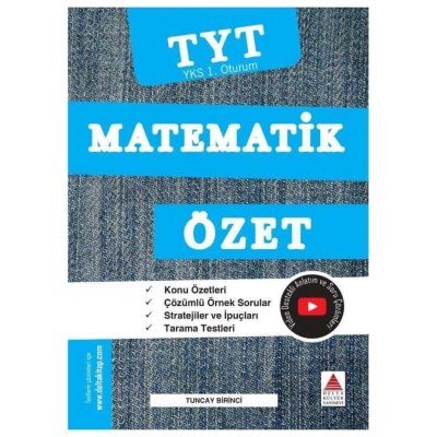 Kurye Kitabevi - Delta YKS TYT Matematik Özet 1. Oturum-YENİ
