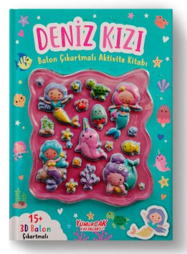 Deniz Kızı Balon Çıkartmalı Aktivite Kitabı