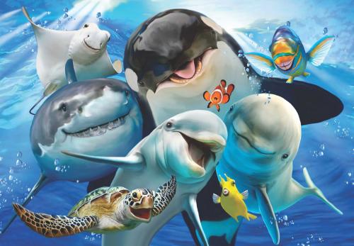 Derinlerde Selfie (Puzzle 500) 3585