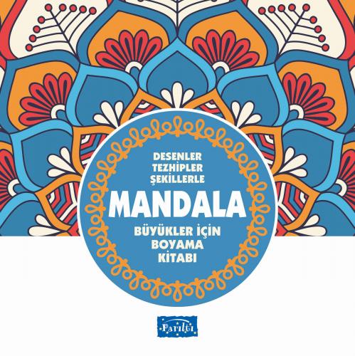 Kurye Kitabevi - Büyükler İçin Mandala-Mavi Kitap