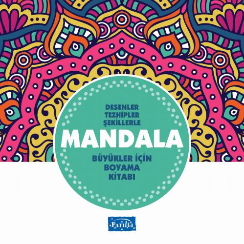 Kurye Kitabevi - Büyükler İçin Mandala-Turkuaz Kitap