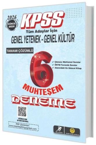 Dev Kadro 2026 KPSS Genel Yetenek Genel Kültür Muhteşem 6 Deneme Çözüm