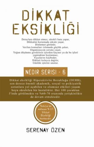 Dikkat Eksikliği Nedir Serisi 6 - Münzevi Kitabevi