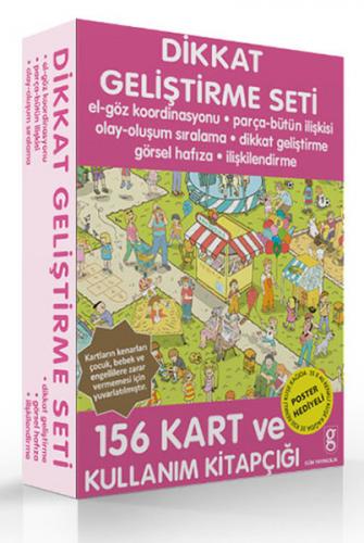 Dikkat Geliştirme Seti - 156 Kart ve Kullanım Kitapçığı - Münzevi Kita