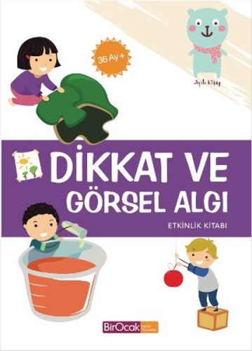 Dikkat ve Görsel Algı Etkinlik Kitabı (36 Ay) - Münzevi Kitabevi