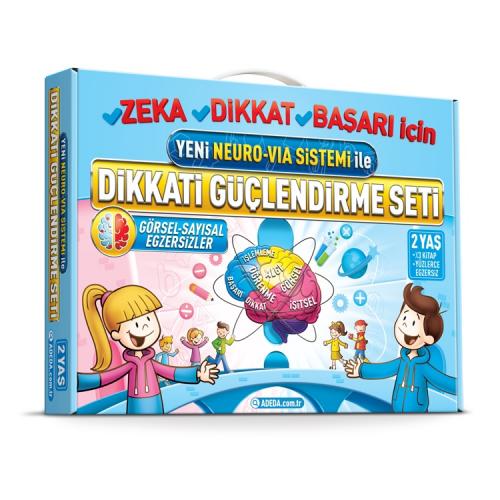 Dikkati Güçlendirme Seti - Anasınıfı –2 Yaş Neuro-Via