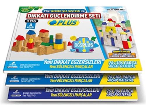 Dikkati Güçlendirme Seti Plus 3 Yaş Kitap - Münzevi Kitabevi