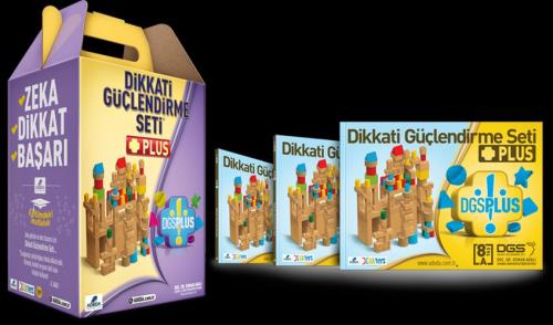 Dikkati Güçlendirme Seti Plus 8 Yaş (3 Kitap+112 Parça Ahşap Karton Kutu)