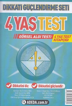 Dikkati Güçlendirme Seti 4 Yaş Test