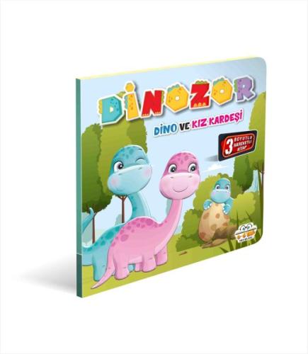 Kurye Kitabevi - Dinozor Dino Ve Kız Kardeşi 3 Boyutlu
