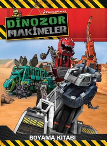 Kurye Kitabevi - Dinozor Makineler Boyama Kitabı