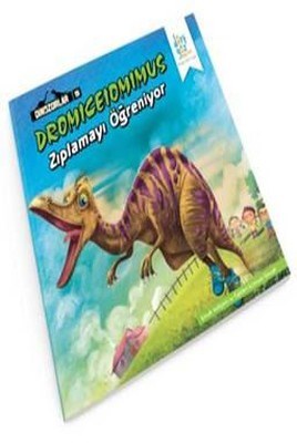 Kurye Kitabevi - Dinozorlar Serisi 5-Dromiceiomimus Zıplamayı Öğreniyo