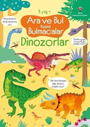 Kurye Kitabevi - Dinozorlar - Ara ve Bul Resimli Bulmacalar