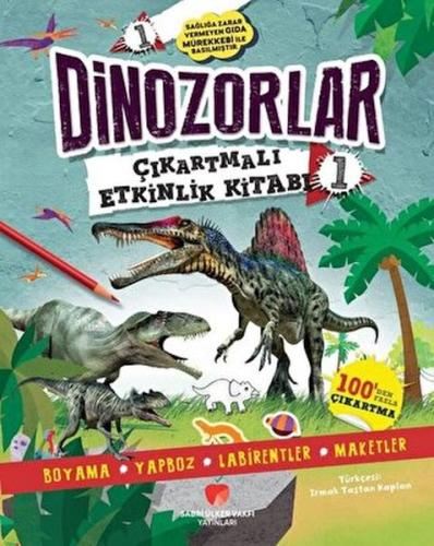 Kurye Kitabevi - Dinozorlar Çıkartmalı Etkinlik Kitabı 1