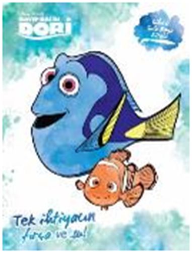 Kurye Kitabevi - Disney Kayıp Balık Dori Sihirli Sulu Boya Kitabı