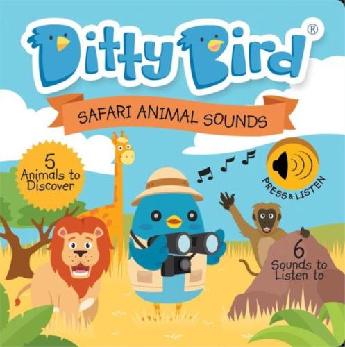 Kurye Kitabevi - Ditty Bird: Safari Animal Sounds (Sesli Kitap)