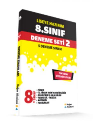 Doğan Akademi 8. Sınıf Deneme Seti 2 (5 Fasikül)